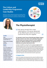 Changing healthcare cultures – through collective leadership: The Physiotherapist